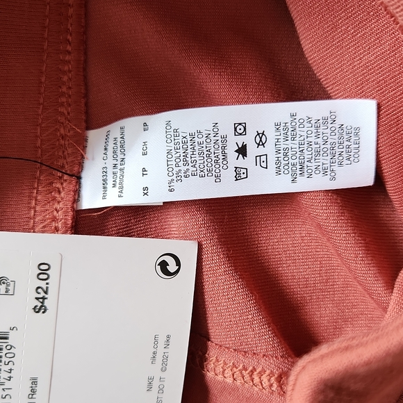 FINAL PRICE Nike Leggings Full Length Mid rise XS NWT - Picture 6 of 7